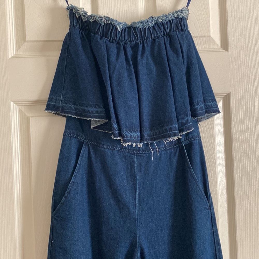 Anthropologie Hei Denim Jumpsuit - Picture 2 of 6